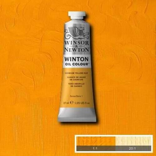 Winsor&Newton Winton Yağlı Boya 37ml Cadmium Yellow Hue 109 (9)