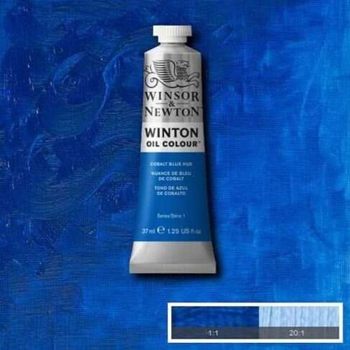 Winsor&Newton Winton Yağlı Boya 37ml Cobalt Blue Hue 179 (15)