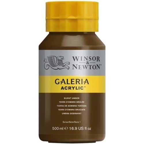 Winsor & Newton Galeria Akrilik Boya 500 ml Burnt Umber 076