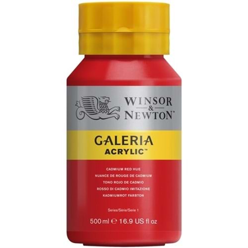 Winsor & Newton Galeria Akrilik Boya 500 ml Cadmium Red Hue 095