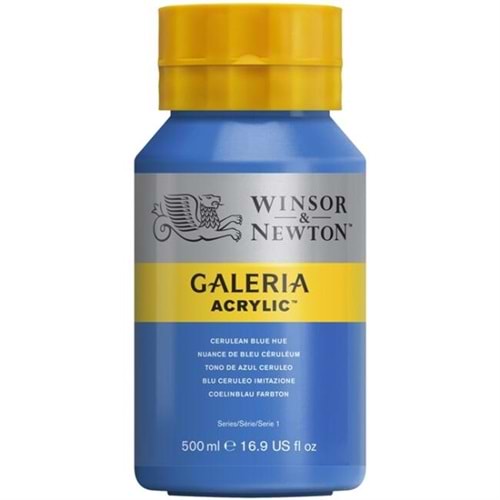 Winsor & Newton Galeria Akrilik Boya 500 ml Cerulean Blue Hue 138