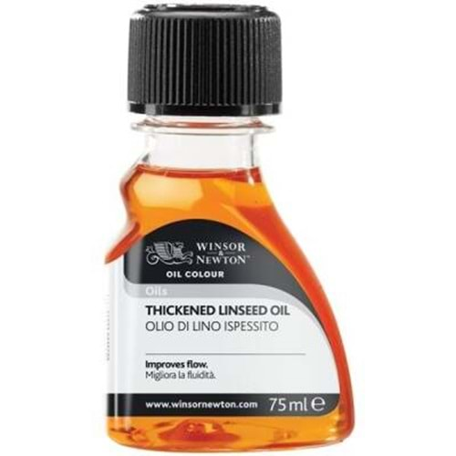 Winsor & Newton Thickened Linseed Oil Yoğunlaştırılmış Keten Yağı 75 ml.