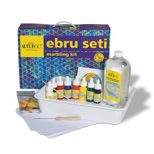 Artdeco Ebru Başlangıç Seti 8 renk