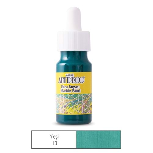 Artdeco Ebru Boyası 30ml Yeşil 13