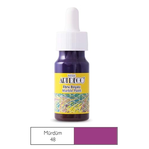 Artdeco Ebru Boyası 30ml Mürdüm 48