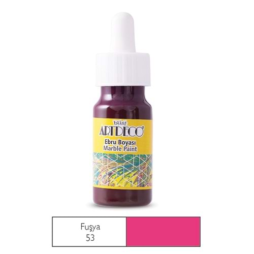 Artdeco Ebru Boyası 30ml Fuşya 53