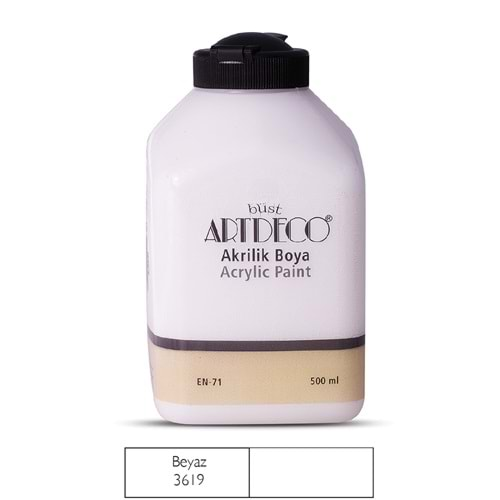 Artdeco Akrilik Boya 500ml Beyaz 3619