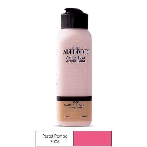 Artdeco Akrilik Boya 140ml Pastel Pembe 3006