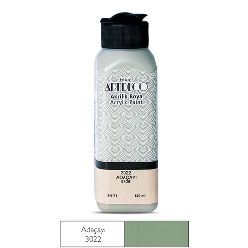 Artdeco Akrilik Boya 140ml Adaçayı 3022