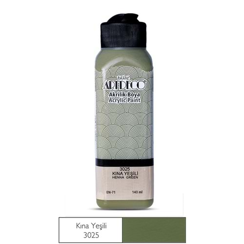 Artdeco Akrilik Boya 140ml Kına Yeşili 3025