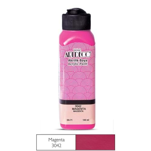 Artdeco Akrilik Boya 140ml Magenta 3042