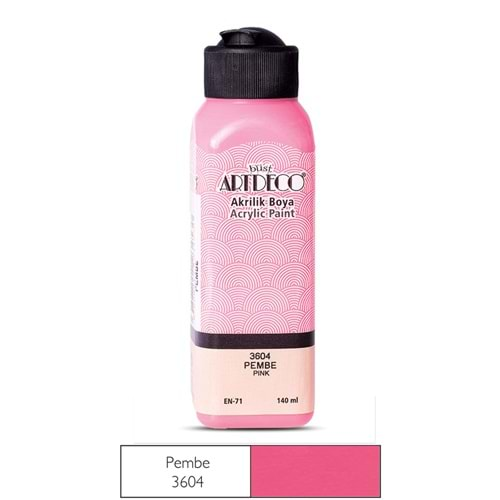 Artdeco Akrilik Boya 140ml Pembe 3604