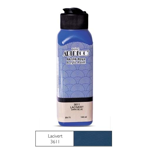 Artdeco Akrilik Boya 140ml Lacivert 3611