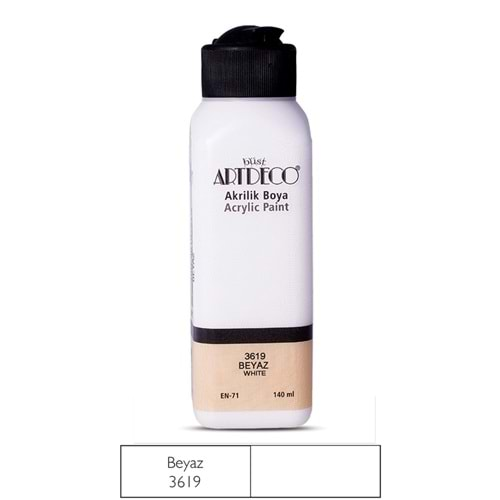 Artdeco Akrilik Boya 140ml Beyaz 3619