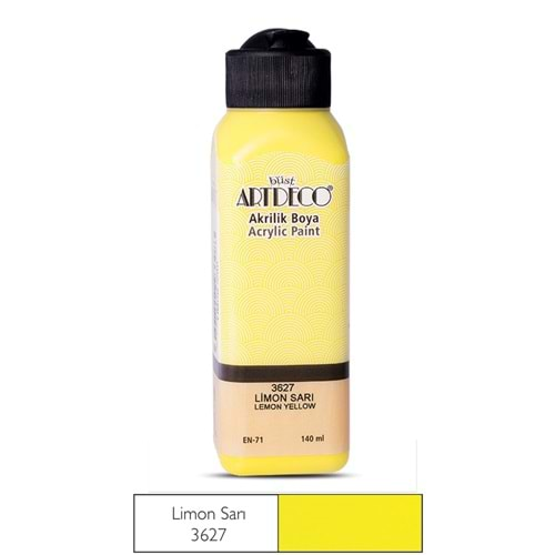 Artdeco Akrilik Boya 140ml Limon Sarı 3627