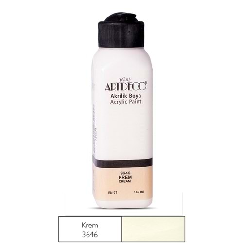 Artdeco Akrilik Boya 140ml Krem 3646