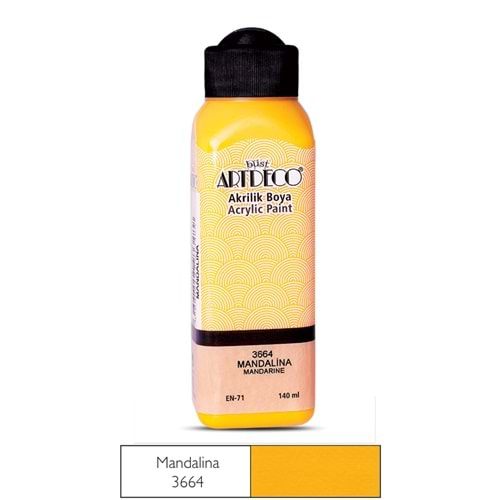 Artdeco Akrilik Boya 140ml Mandalina 3664