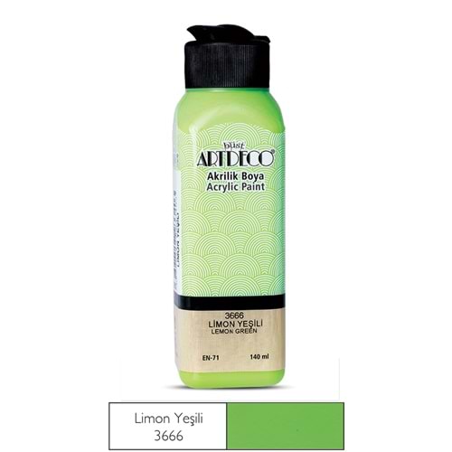 Artdeco Akrilik Boya 140ml Limon Yesili 3666