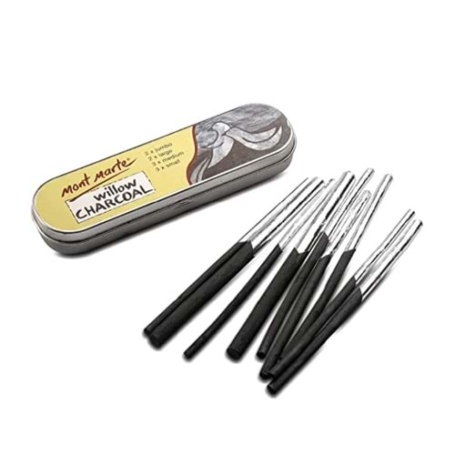 Mont Marte Charcoal Set Metal Kutuda ( Kömür )