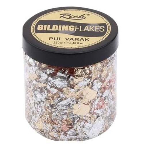 Rich Gilding Flakes Pul Varak 250 cc Mix