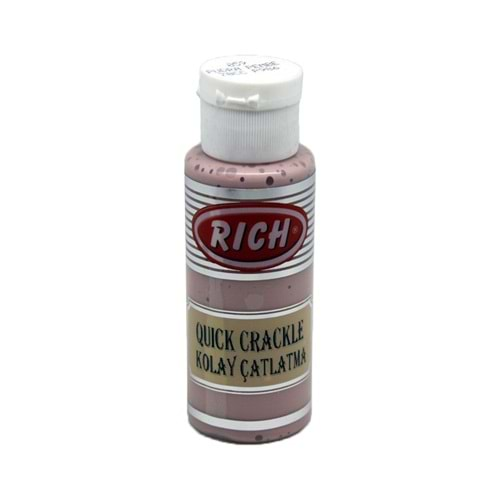 Rich Kolay Çatlatma Quick Crackle 60 ml Pudra Pembe