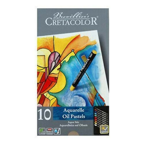 Cretacolor AquaStic Oil Pastel Sets, 10lu