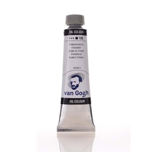 Talens Van Gogh Yağlı Boya 40 ml Titanium White 105