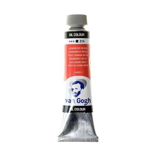 Talens Van Gogh Yağlı Boya 40 ml Cadmium Red Medium 314