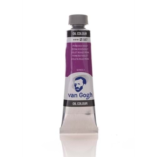 Talens Van Gogh Yağlı Boya 40 ml Permanent Red Violet 567