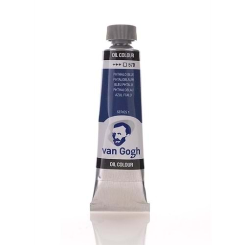 Talens Van Gogh Yağlı Boya 40 ml Phthalo Blue 570