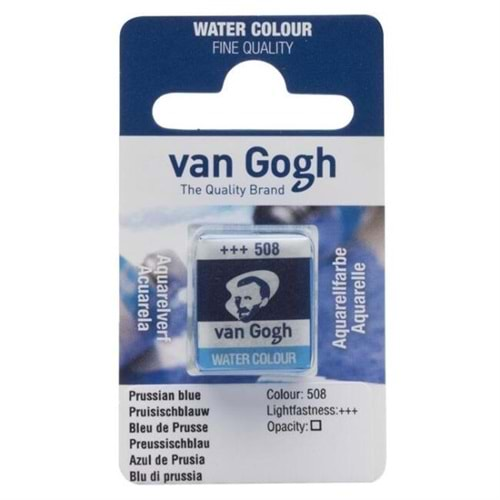 Talens Van Gogh Yarım Tablet Sulu Boya Prussian Blue 508