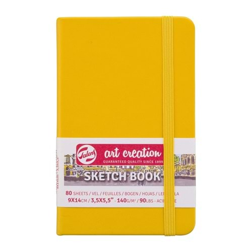 Talens Art Creation Sketch Book Eskiz Defteri 80 Yaprak 140 g 9x14 cm Altın Sarısı