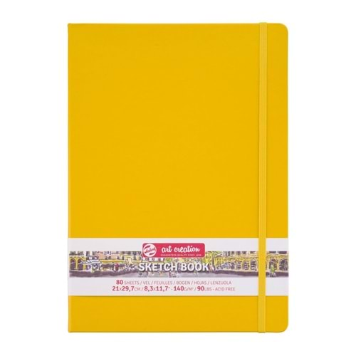 Talens Art Creation Sketch Book Eskiz Defteri 80 Yaprak 140 g A4 Altın Sarısı