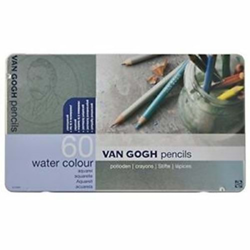 Talens Van Gogh Watercolor Pencil Aquarel Boya 60 Renk Metal Kutu