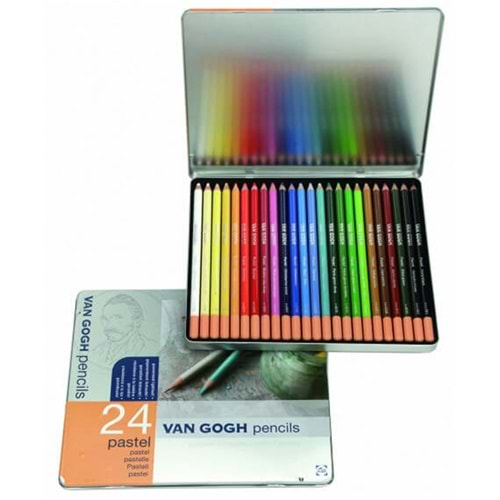 Talens Van Gogh Pastel Kalem 24 Renk Metal Kutu