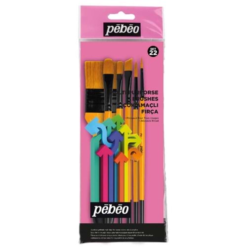 Pebeo Karma Sentetik Fırça 6'lı Set 22