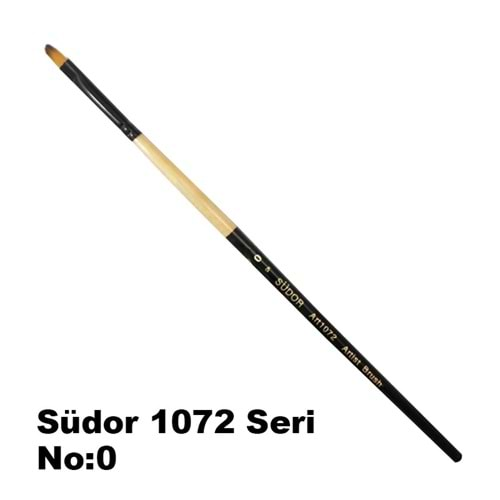 Südor Seri 1072 Sentetik Kedi Dili Fırça No:0