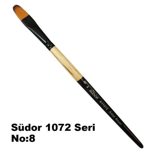 Südor Seri 1072 Sentetik Kedi Dili Fırça No:8