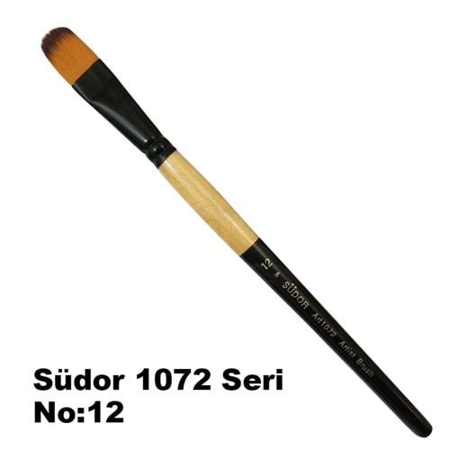 Südor Seri 1072 Sentetik Kedi Dili Fırça No:12