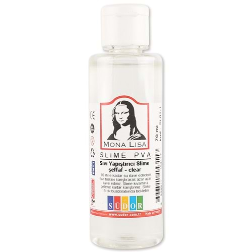 Monalisa Sıvı Slime 70 ml Şeffaf