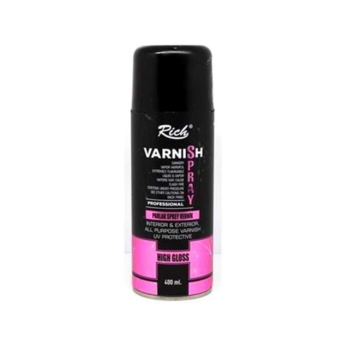 Rich High Gloss Parlak Sprey Vernik 400 ml