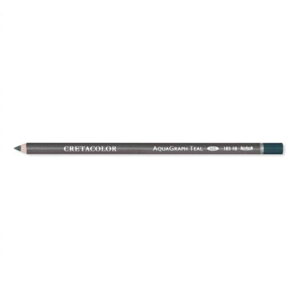 Cretacolor Aqua Graph Turkuaz Sulandirilabilir Çizim Kalemi HB (183 18) (1 Adet)