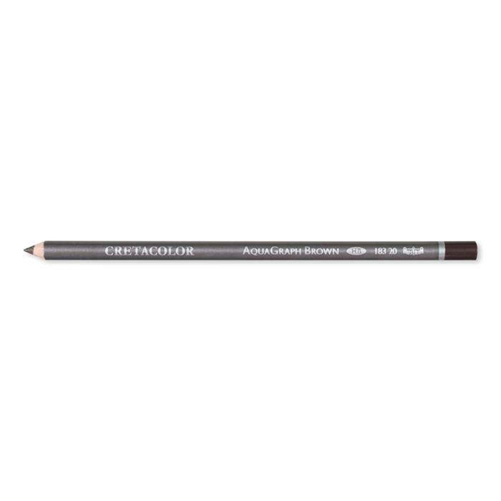 Cretacolor Aqua Graph Kahverengi Sulandirilabilir Çizim Kalemi HB (183 20)
