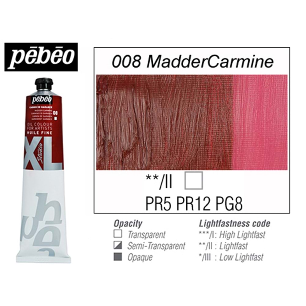 Pebeo Huile Fine XL Yagli Boya 200ml Madder Carmine