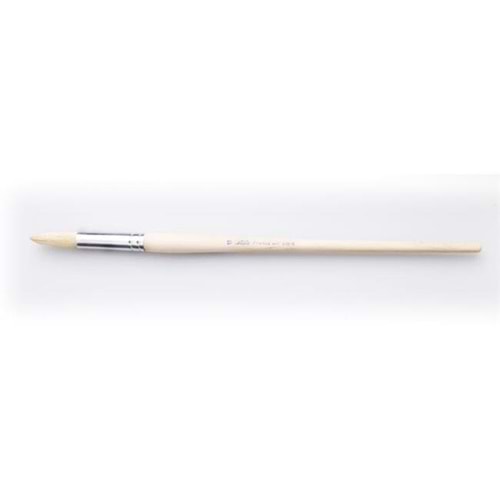 Pebeo Seri 258R Yuvarlak Beyaz Bristle Kıl Fırça No:18
