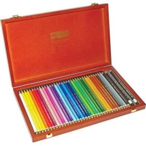 Koh-i Noor Polycolor Artist Kuru Boya Kalemi 36 Renk Ahsap Kutu
