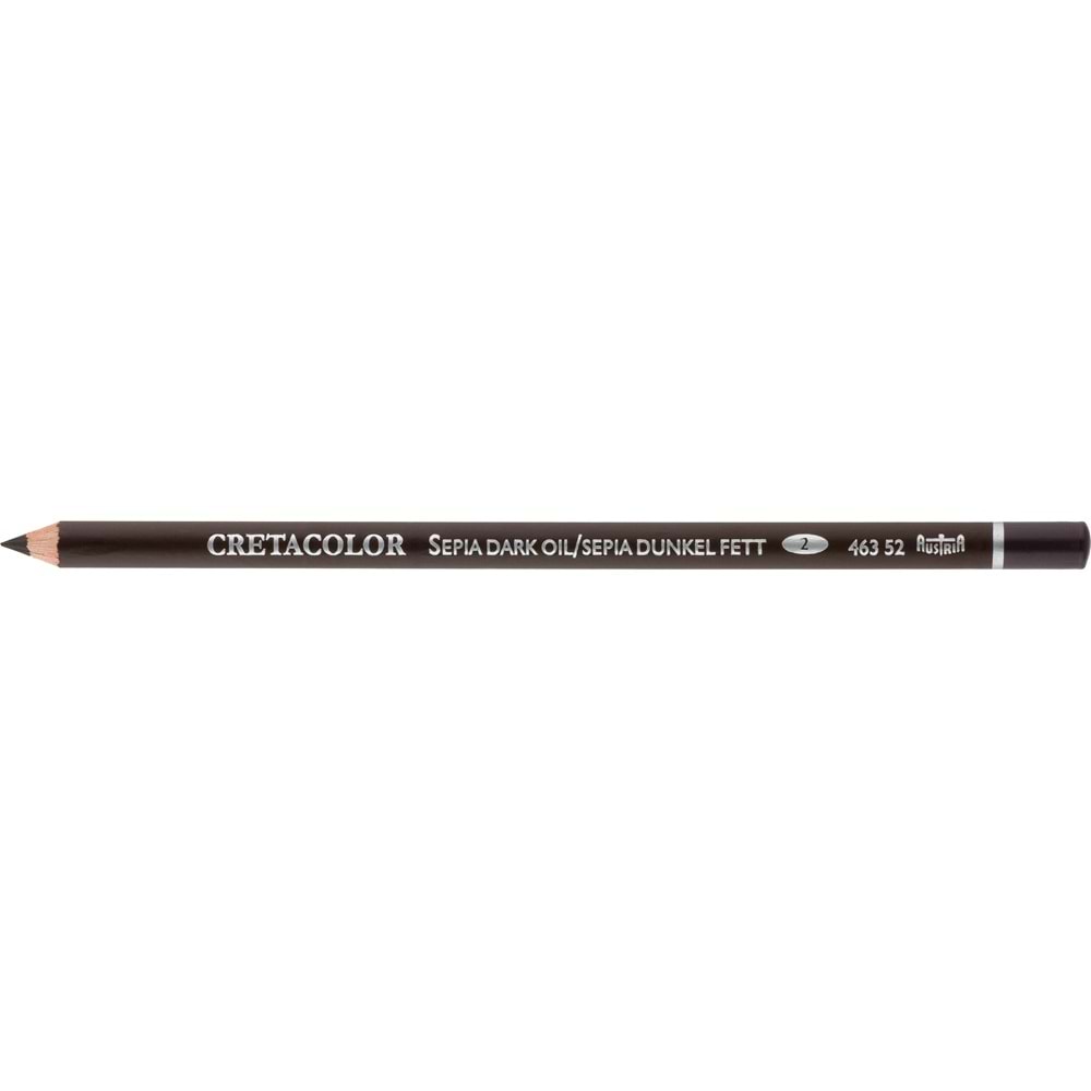 Cretacolor Sepia Dark Oil Pencil Yagli Tebesir Kalemi (463 52) (1 Adet)