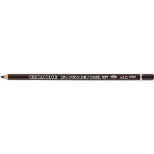 Cretacolor Sepia Dark Oil Pencil Yagli Tebesir Kalemi (463 52) (1 Adet)