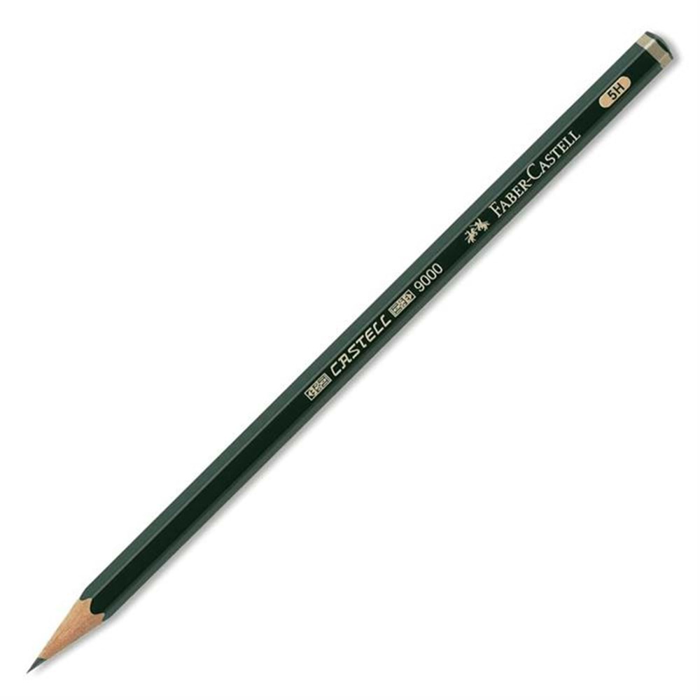 Faber Castell 9000 Dereceli Kursun Kalem 5H