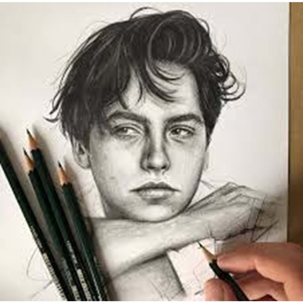 Faber Castell 9000 Dereceli Kursun Kalem 5H
